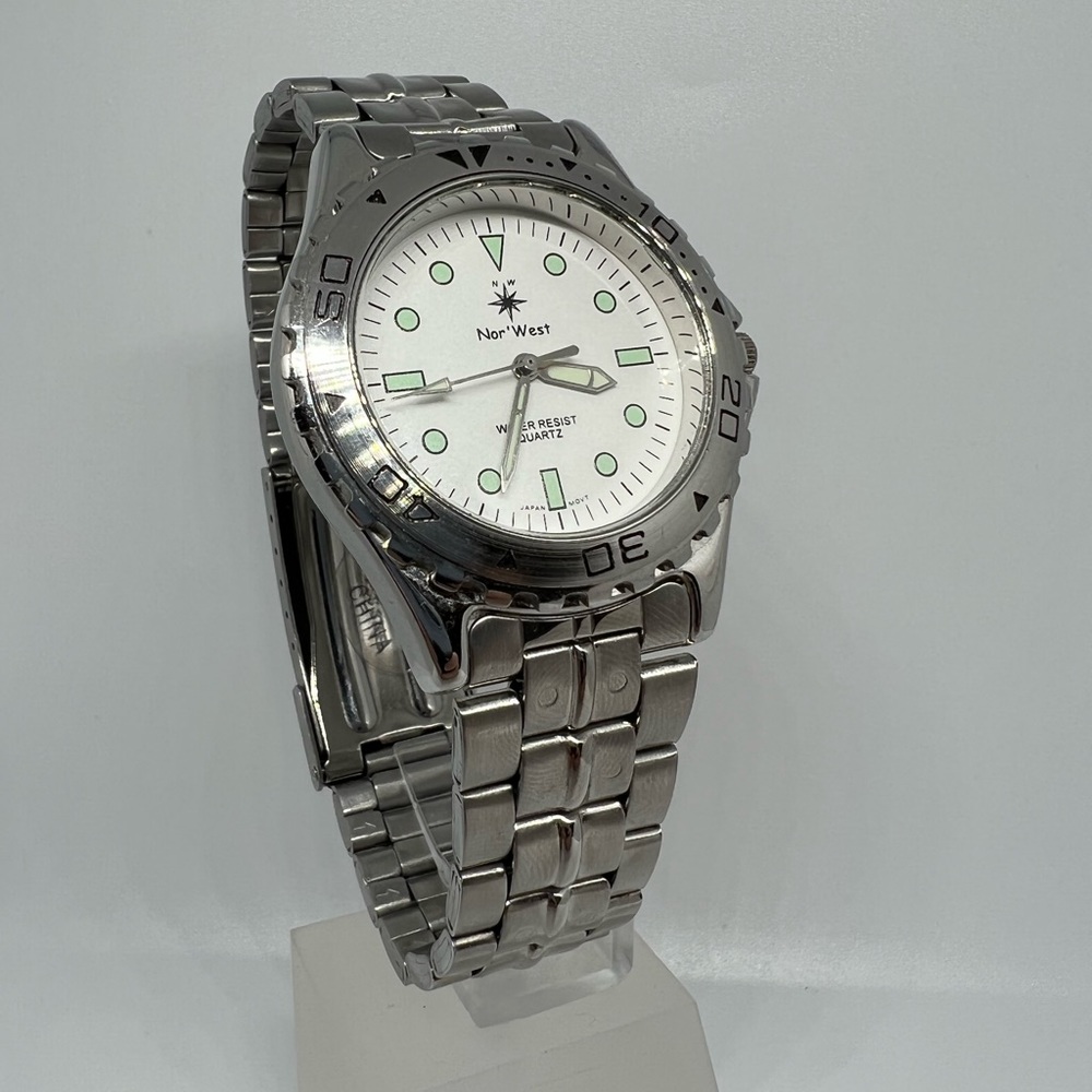 Green/White Dot Nor’West Watch